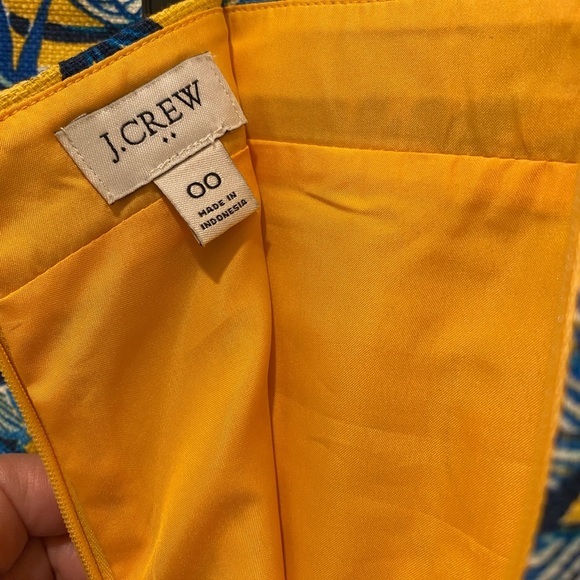💁‍♀️🙋‍♀️J. Crew Yellow and Blue Pencil Skirt Resort Wear - Picture 4 of 4